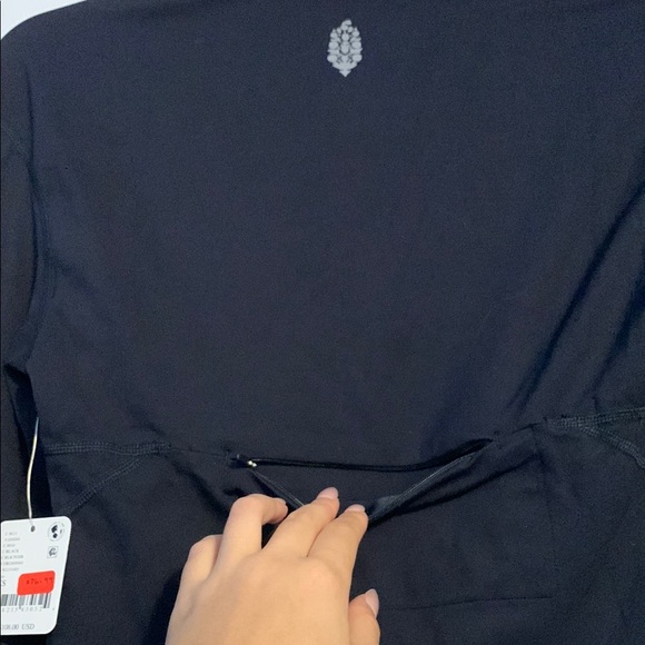 NWT Free People Movement size XS Never Better Cozy Black Jacket - Picture 8 of 9